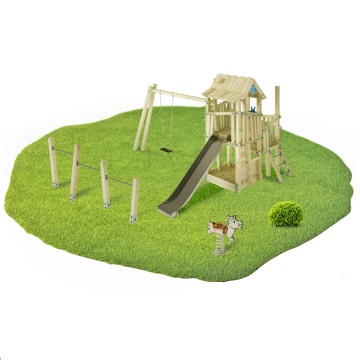 Kompletter Spielplatz öffentlich Wickey PRO GIANT Castle G-Force  1005010